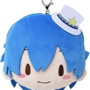 Sega Fave Kaito Wonderland Fluffy Face Pouch Reel Soft Pass Case