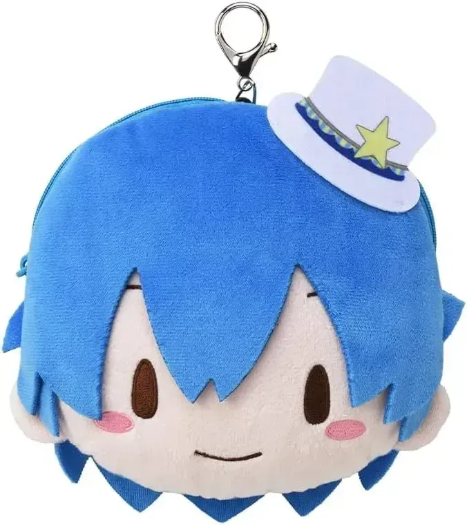 Sega Fave Kaito Wonderland Fluffy Face Pouch Reel Soft Pass Case