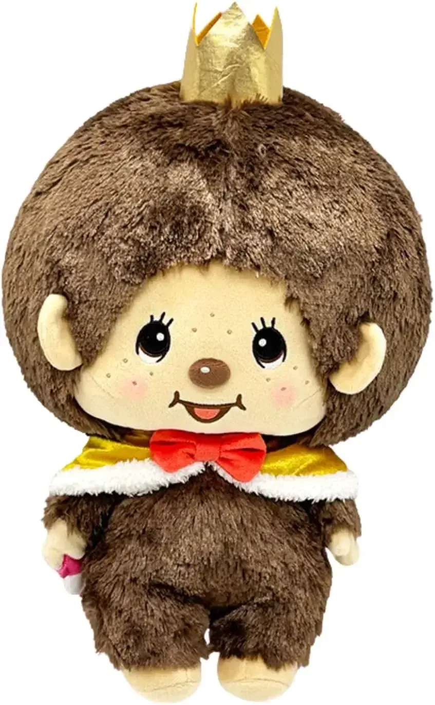 Sekiguchi Monchich Anniversary Plush Toy 44 cm Crown Ready-to-Use