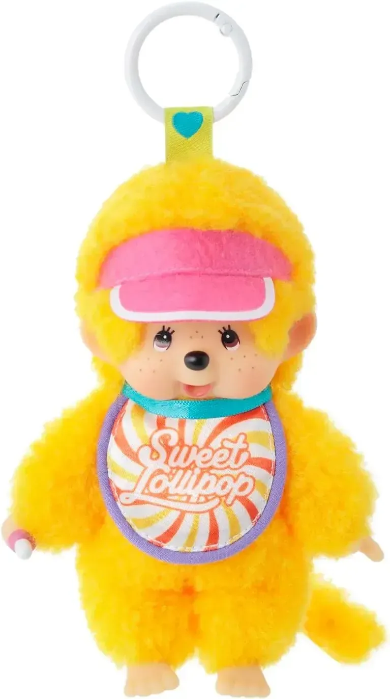 Sekiguchi Monchich Sweet Lollipop Orange Key Chain for Daily Wear