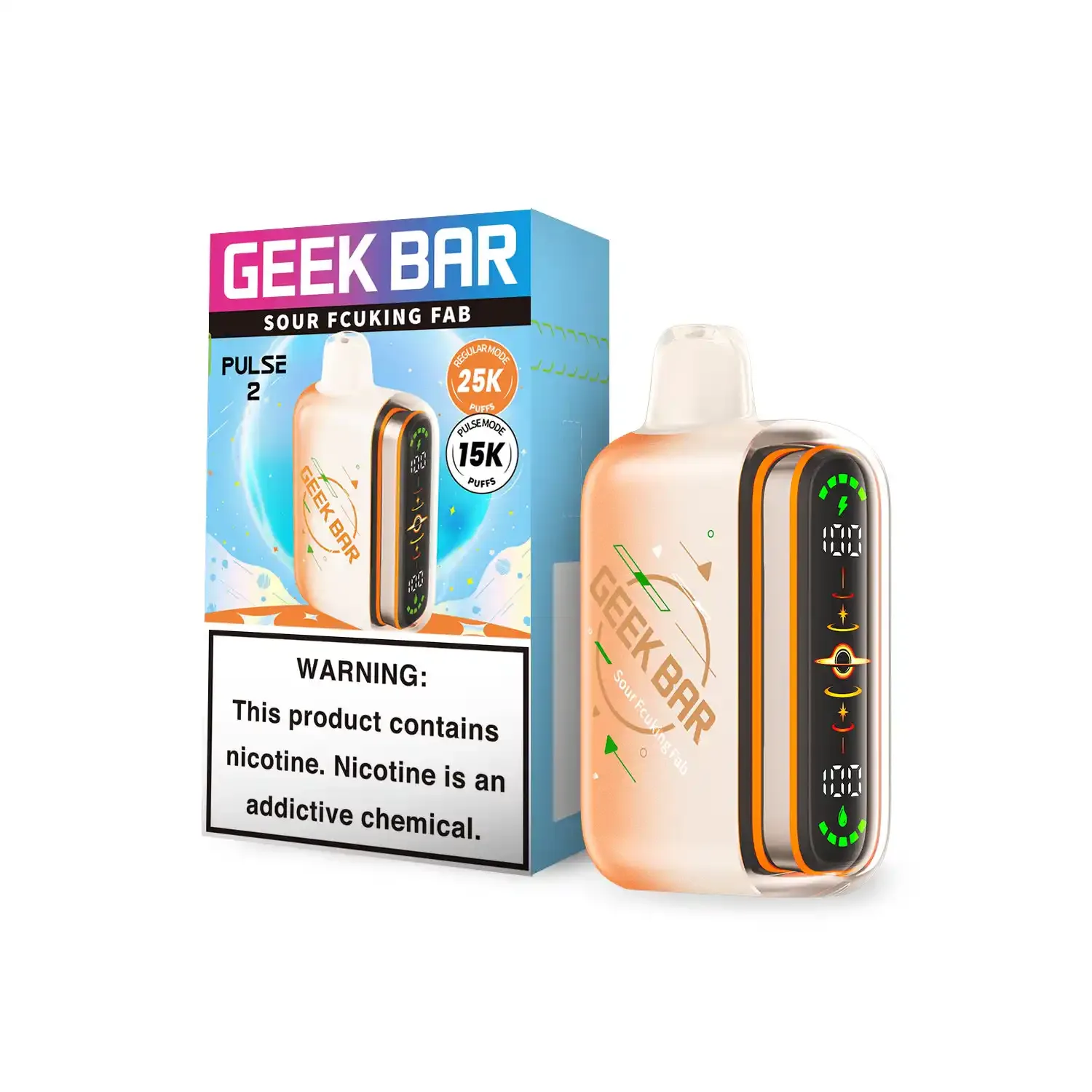 Sour Fcuking Fab - Geek Bar Pulse 2 25K Disposable Vape