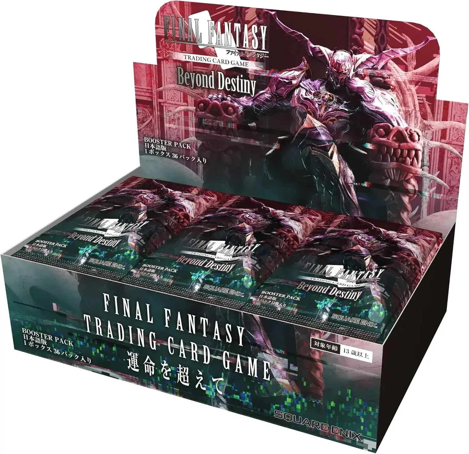 Square Enix FF TCG Beyond Destiny Japanese Booster Box 36 Packs