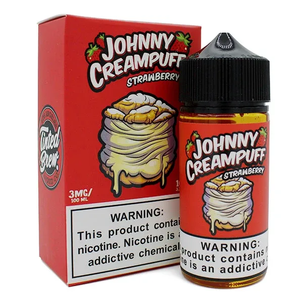 Strawberry - 3mg - Johnny Creampuff - 100mL