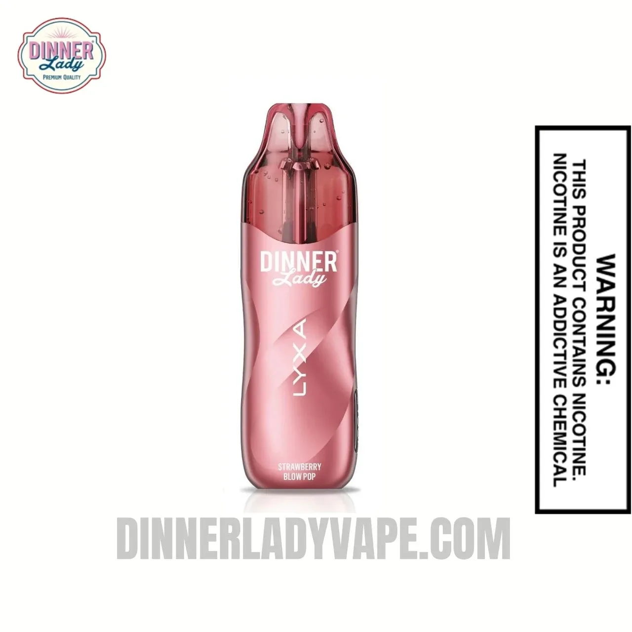 Strawberry Blow Pop Dinner Lady LYXA 30K Disposable Vape