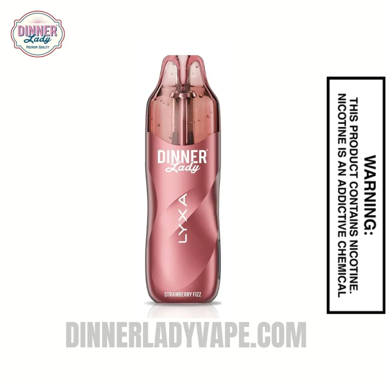 Strawberry Fizz Dinner Lady LYXA 30K Disposable Vape