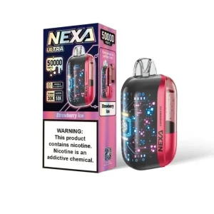 Strawberry Ice Nexa Ultra 50000 Disposable Vape | 20ml