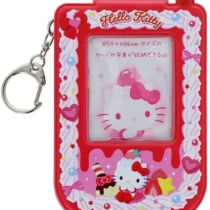 Sun-Star Stationery Hello Kitty Folding Pass Case Glaze Style