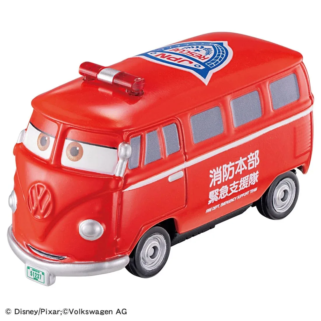 Takara Tomy Disney Cars C-19 Fillmore Fire Command Mini Car Toy Ages 3+ - Image 2