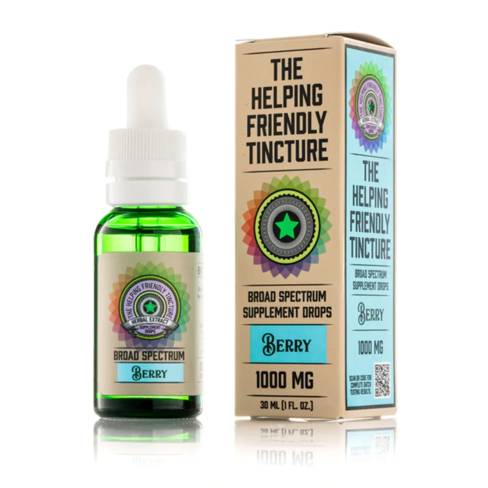 The Helping Friendly Broad Spectrum Tincture - 1000mg