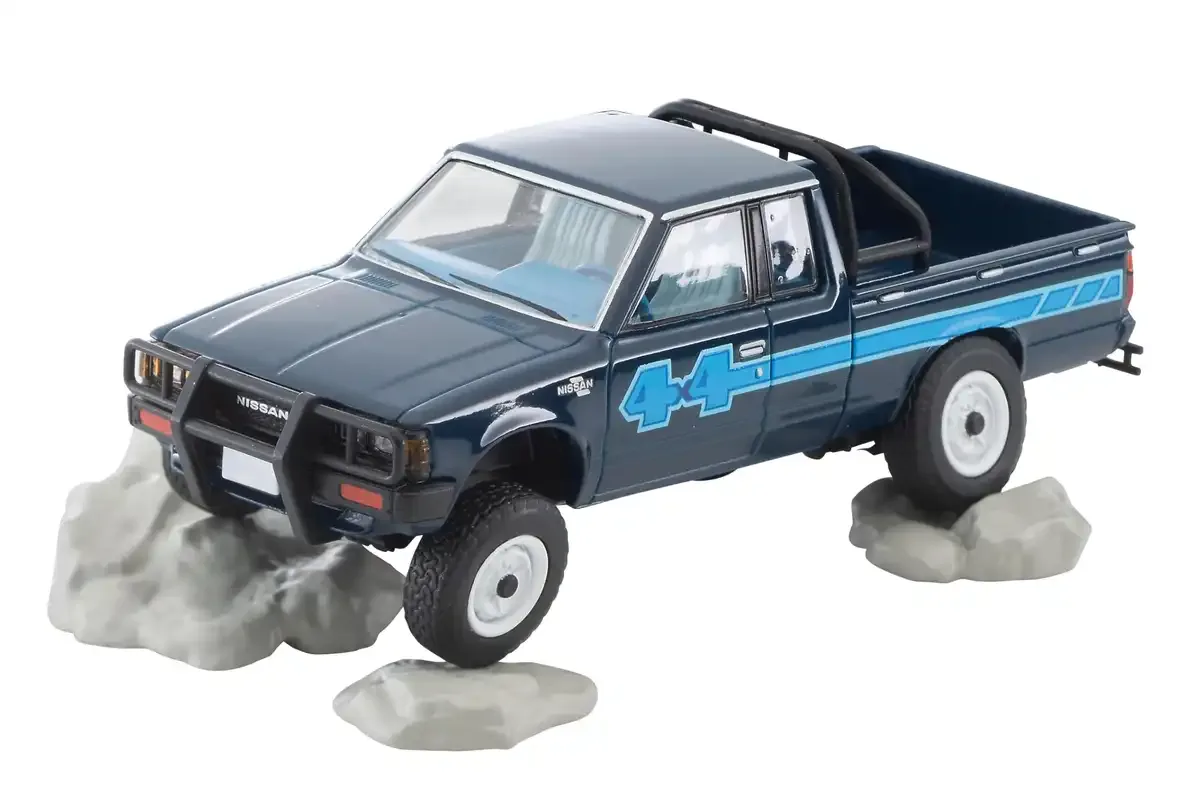Tomytec 1/64 Scale Tomica Limited Vintage Neo Nissan 4X4 King Cab Blue