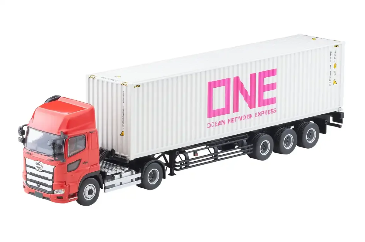 Tomytec Tomica Limited Vintage Neo 1/64 Hino Profia Marine Container Trailer