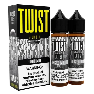 TWIST E-Liquid – Frosted Amber – 120ML E-Liquid (Twin 60ML Pack)