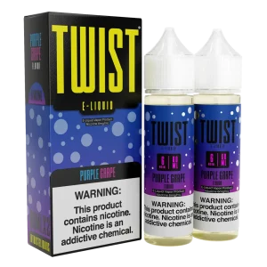 TWIST E-Liquid – Purple Grape – 120ML E-Liquid (Twin 60ML Pack)