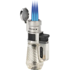 Vertigo Cyclone Triple Torch Lighter - Clear