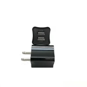 Wall Charger 2A ( 2 USB Ports ) ( Square )