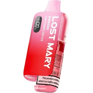 Watermelon ice Lost Mary BM6000 pod vape kit 12ml