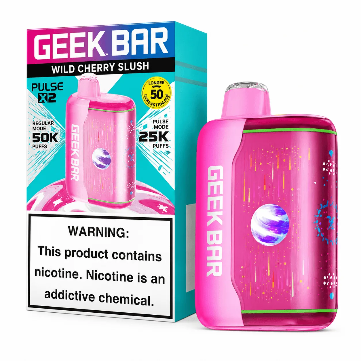 Wild Cherry Slush Geek Bar Pulse X2 50K