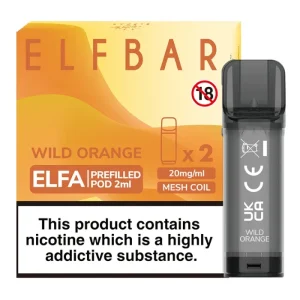 WILD ORANGE ELF BAR ELFA PREFILLED POD