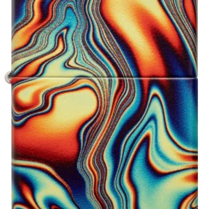 Zippo Lighter - Colorful Swirl