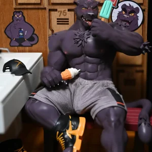 【Furry-GK Pre-sale】Black Panther-Ray-Shibadon Design-DSDC SHOP