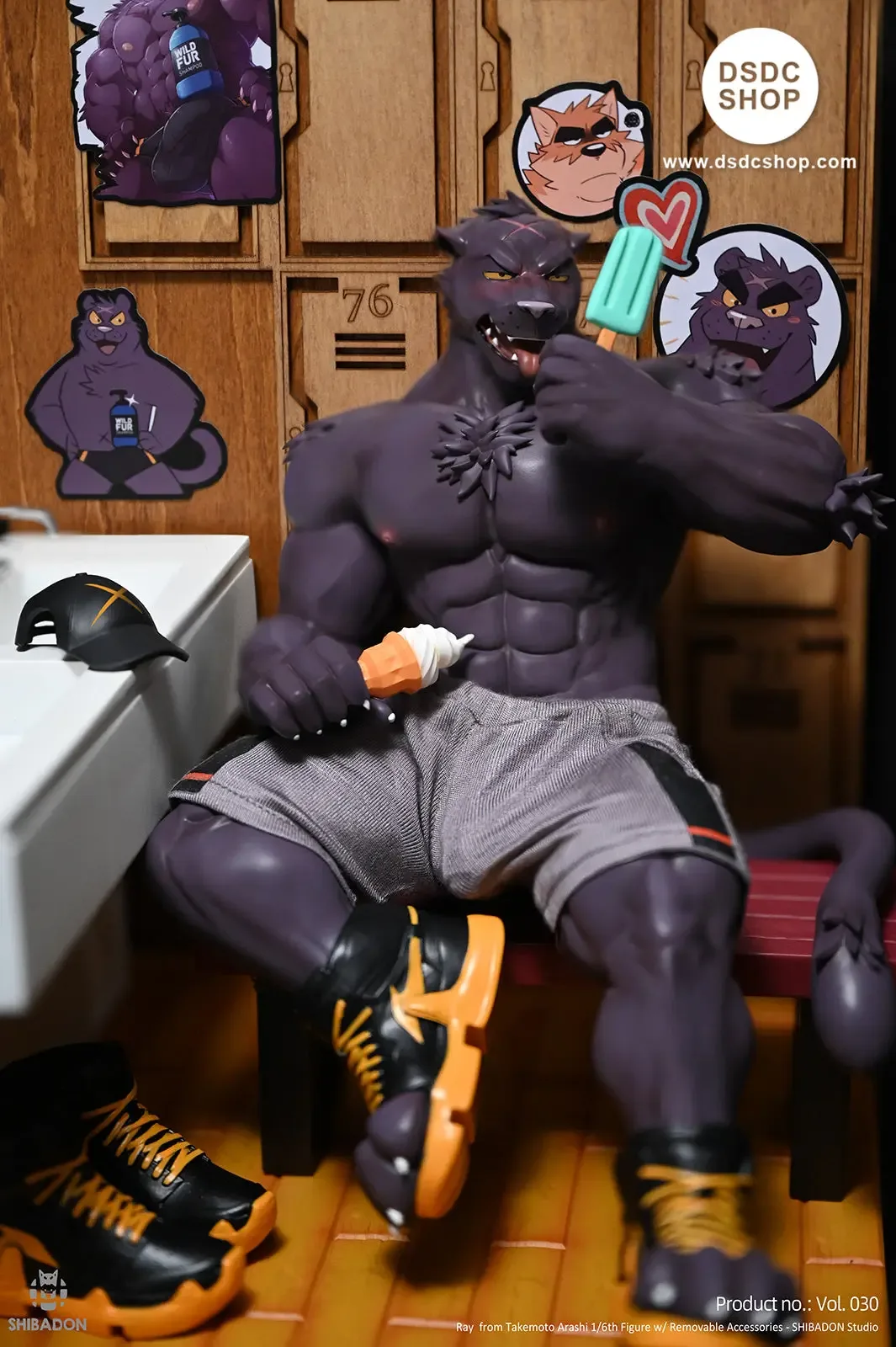 【Furry-GK Pre-sale】Black Panther-Ray-Shibadon Design-DSDC SHOP
