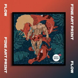 【Merchandise Pre-sale ONLY】FLOW - KINKY GALLERY Fantasy Series - Fine Art Print - Studio BS-DSDC SHOP